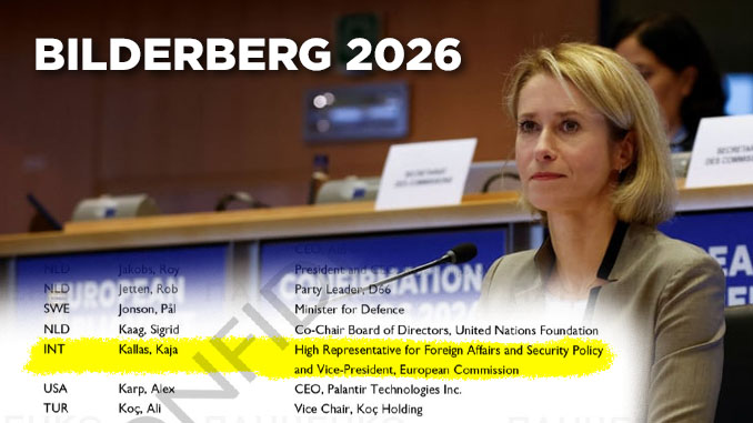 Kaja Kallas on taas Bilderbergi kohtumise nimekirjas